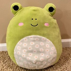 Squishmallows Wendy the Frog Floral Belly 13" Stuffed Plush